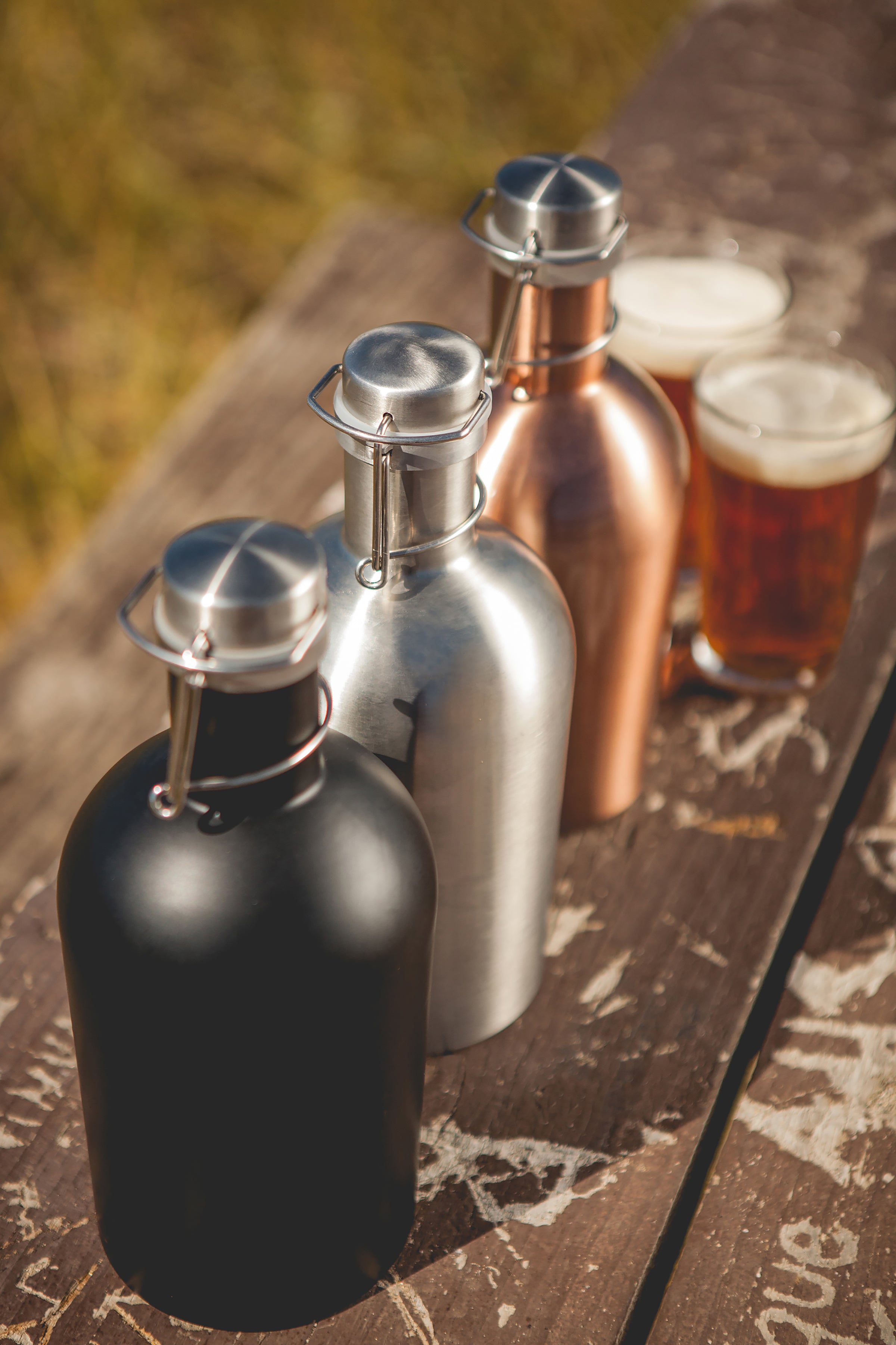Stainless Steel 64 oz. Growler