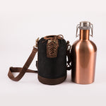Insulated Growler Tote with Copper 64 oz. Stainless Steel Growler