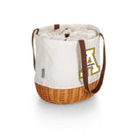 App State Mountaineers - Coronado Canvas and Willow Basket Tote