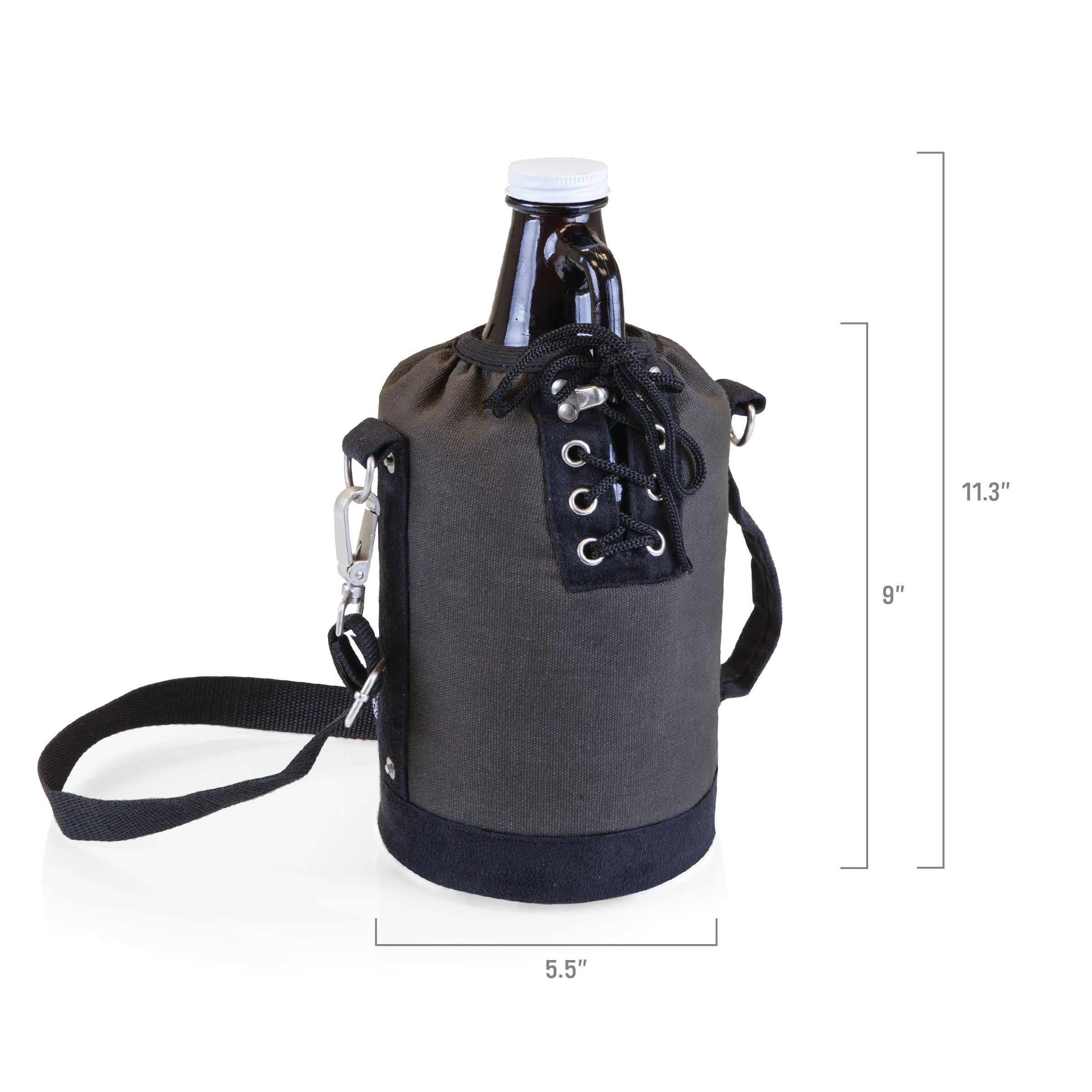 Insulated Growler Tote with 64 oz. Glass Growler