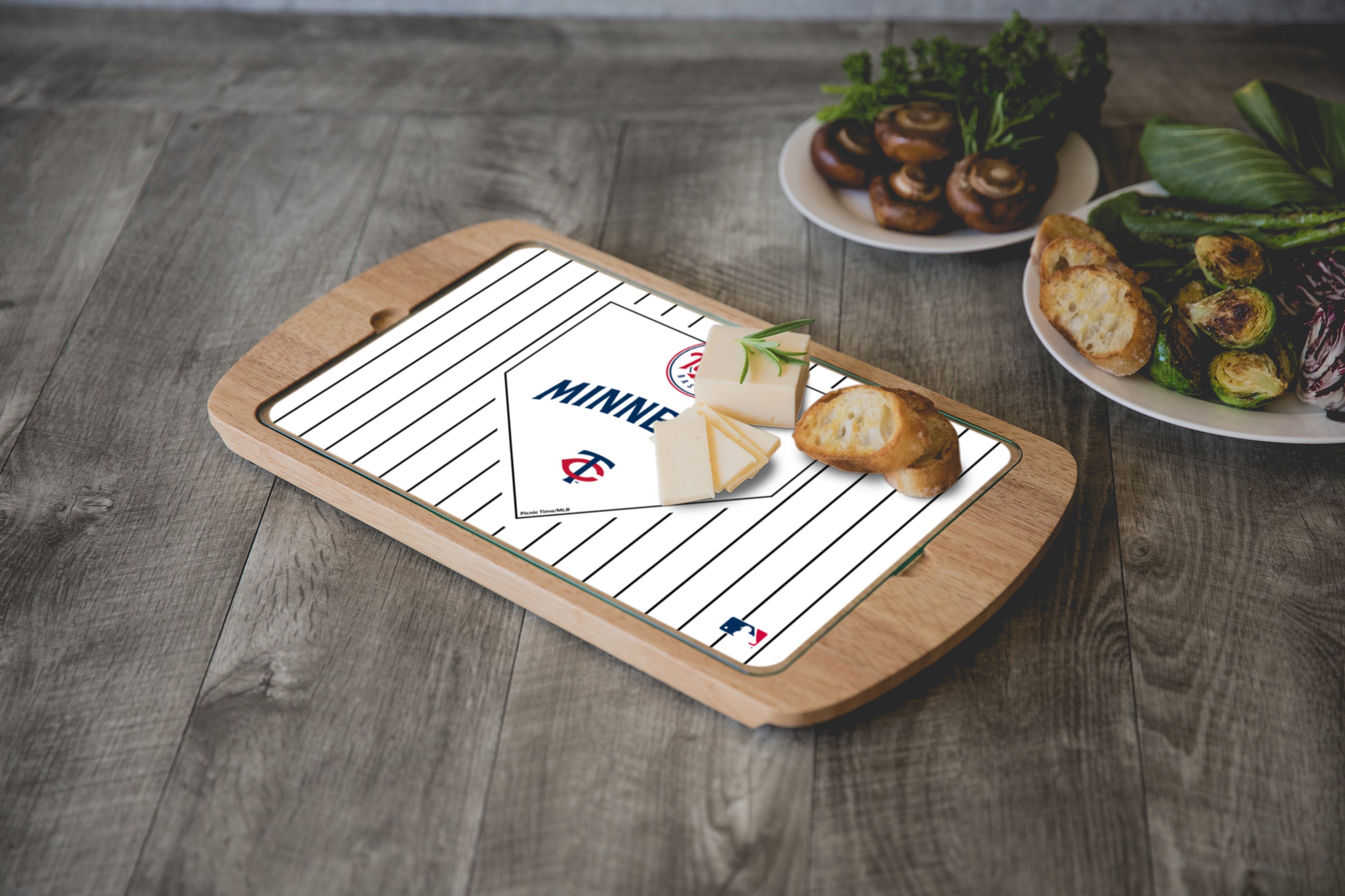 Minnesota Twins - Billboard Glass Top Serving Tray