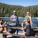 Vulcan Portable Propane Grill & Cooler Tote with Trolley