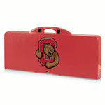 Cornell Big Red - Picnic Table Portable Folding Table with Seats