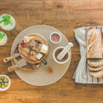 Ratatouille - Acacia Brie Cheese Cutting Board & Tools Set