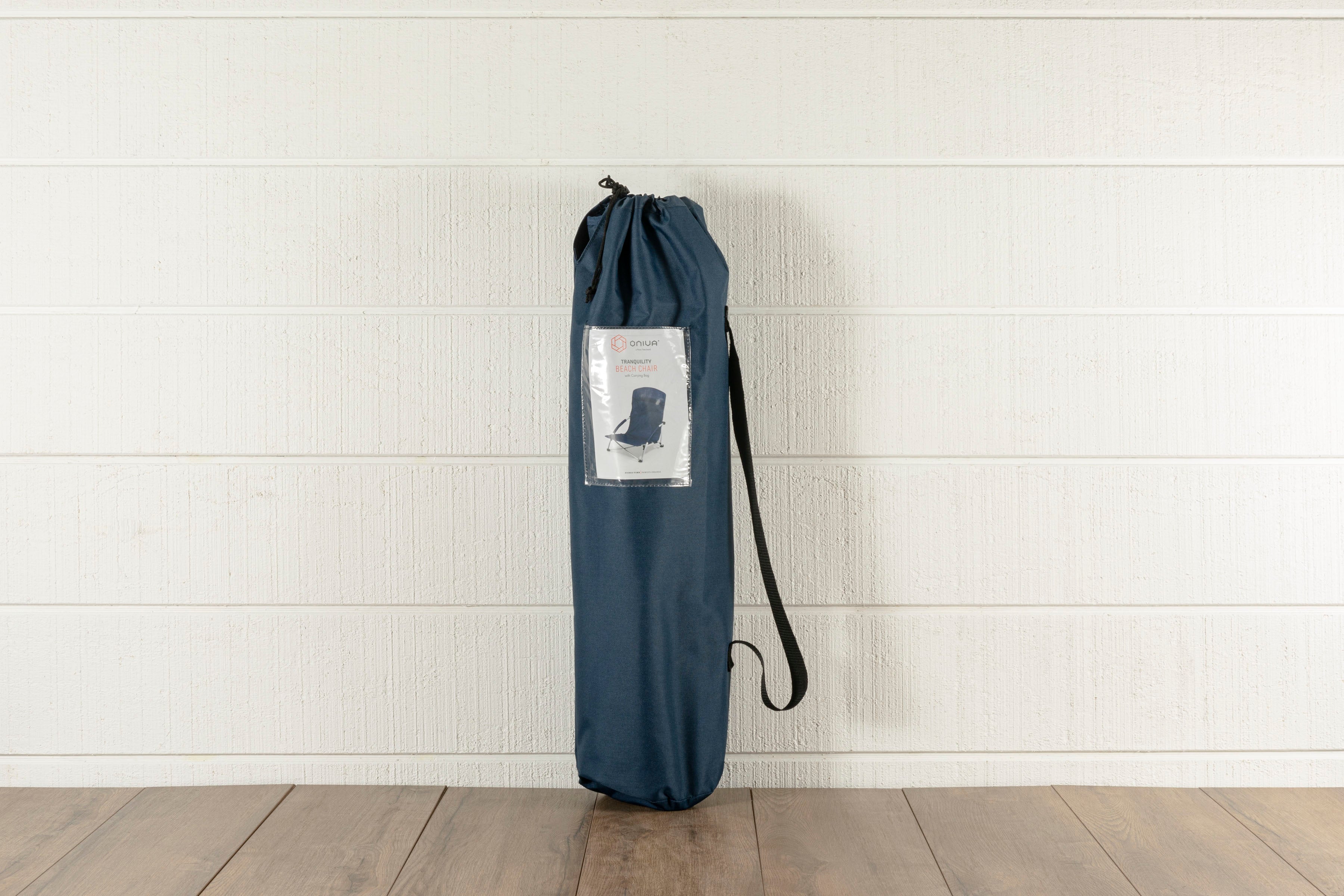 Beach Sayings Beach Vibes Only - Tranquility Beach Chair with Carry Bag