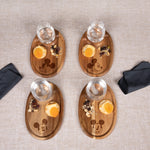 Mickey Mouse - Wine Appetizer Plate Set Of 4