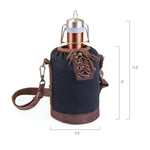 Insulated Growler Tote with Copper 64 oz. Stainless Steel Growler