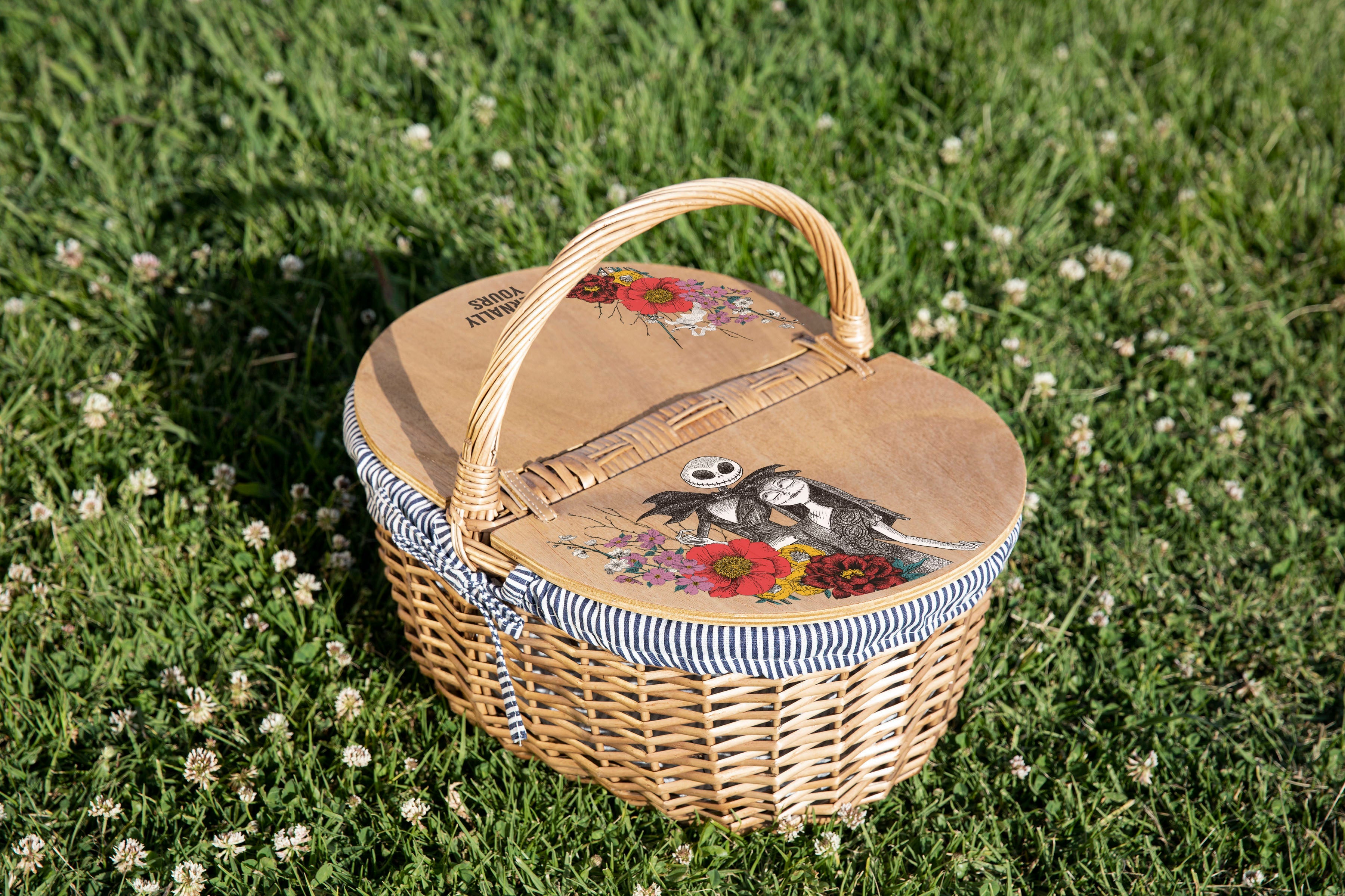 Nightmare Before Christmas Jack & Sally - Country Picnic Basket