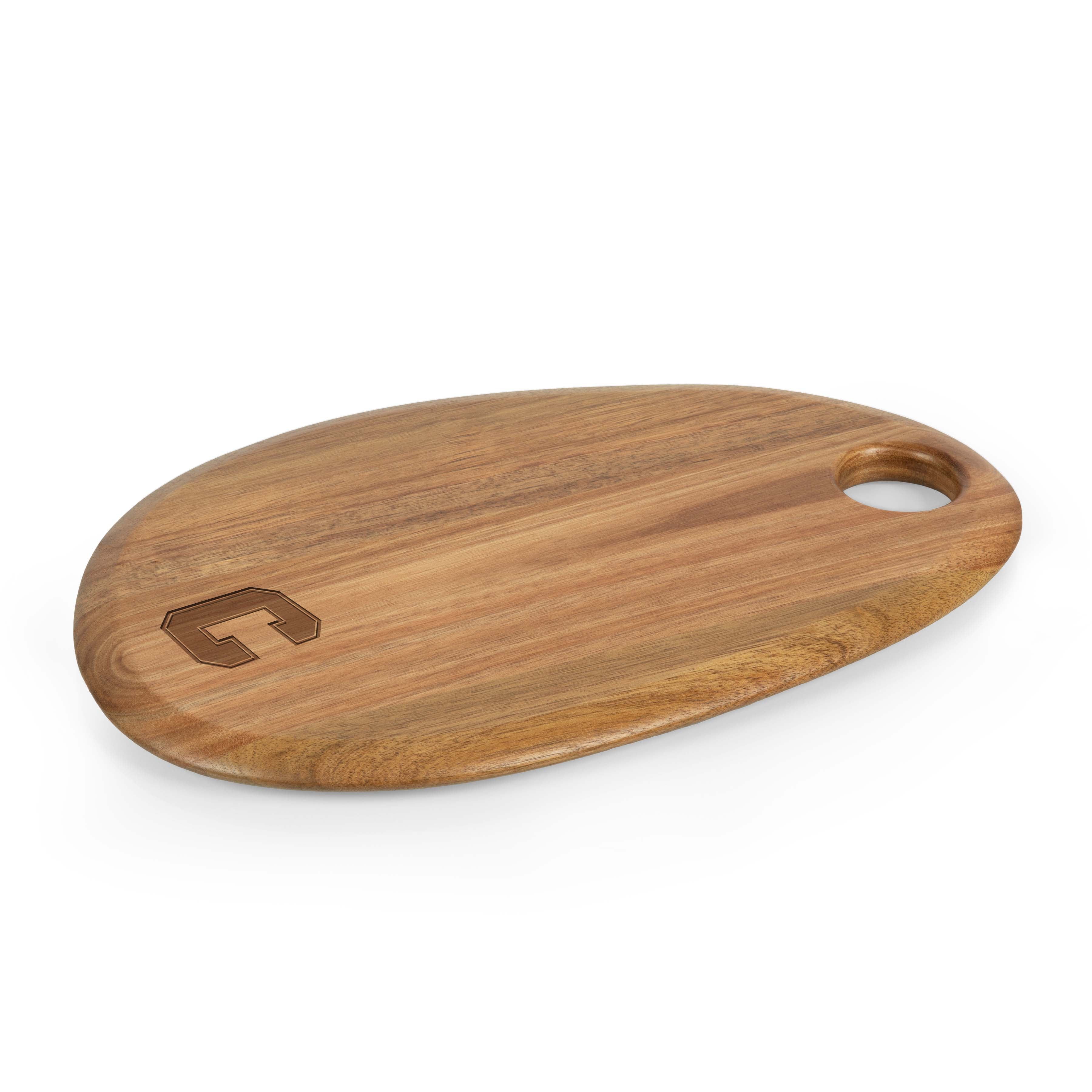 Cornell Big Red - Pebble Shaped Acacia Serving Board 15" x 10"