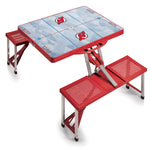 New Jersey Devils - Picnic Table Portable Folding Table with Seats
