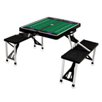 Kansas State Wildcats Football Field - Picnic Table Portable Folding Table with Seats