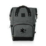 San Jose Sharks - On The Go Roll-Top Backpack Cooler