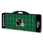 Baltimore Ravens Football Field - Picnic Table Portable Folding Table with Seats