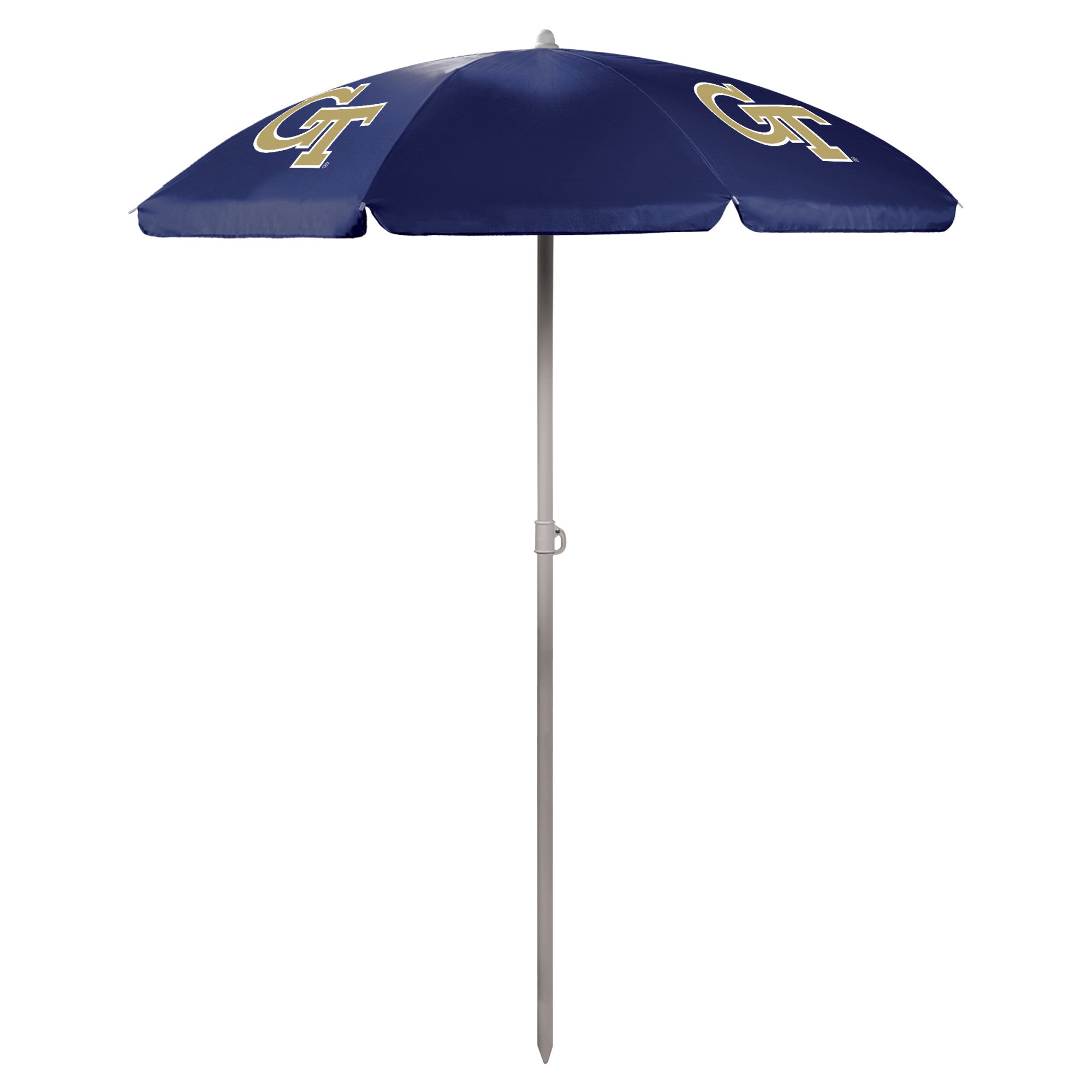 Georgia Tech Yellow Jackets - 5.5 Ft. Portable Beach Umbrella