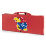 Kansas Jayhawks - Picnic Table Portable Folding Table with Seats