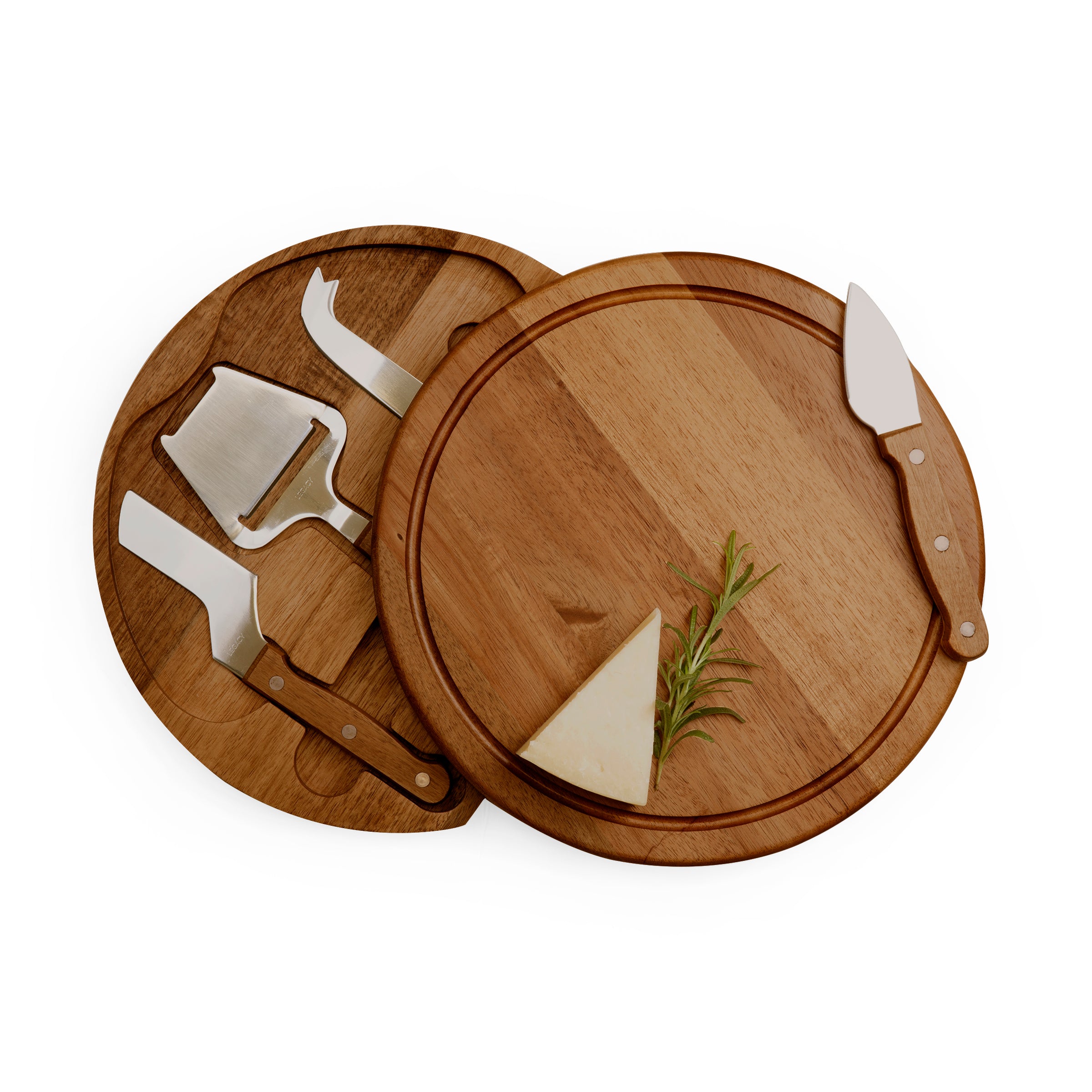 Monogram - Acacia Circo Cheese Cutting Board & Tools Set