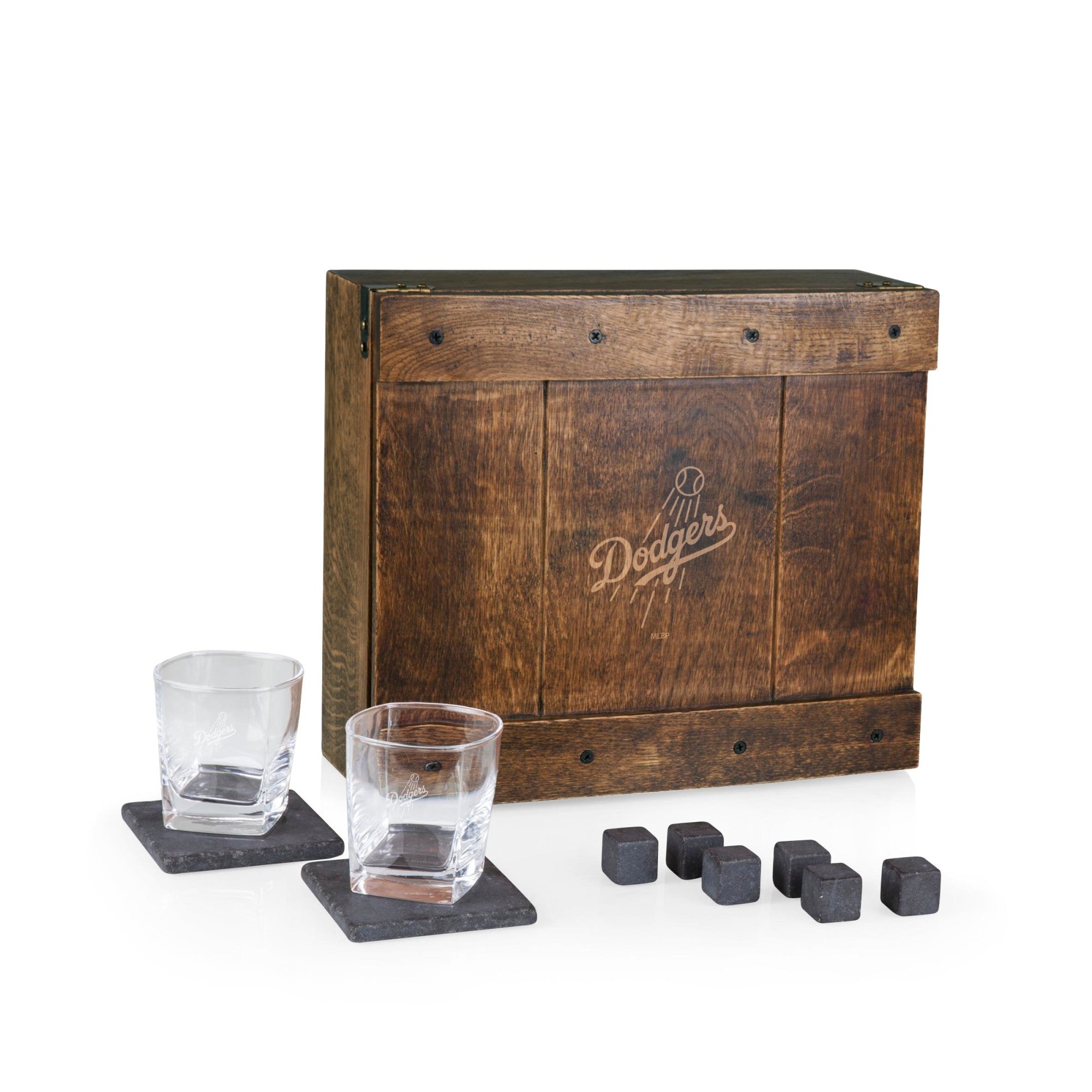 Los Angeles Dodgers - Whiskey Box Gift Set