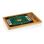 Mizzou Tigers Football Field - Icon Glass Top Cutting Board & Knife Set