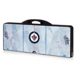 Winnipeg Jets Hockey Rink - Picnic Table Portable Folding Table with Seats