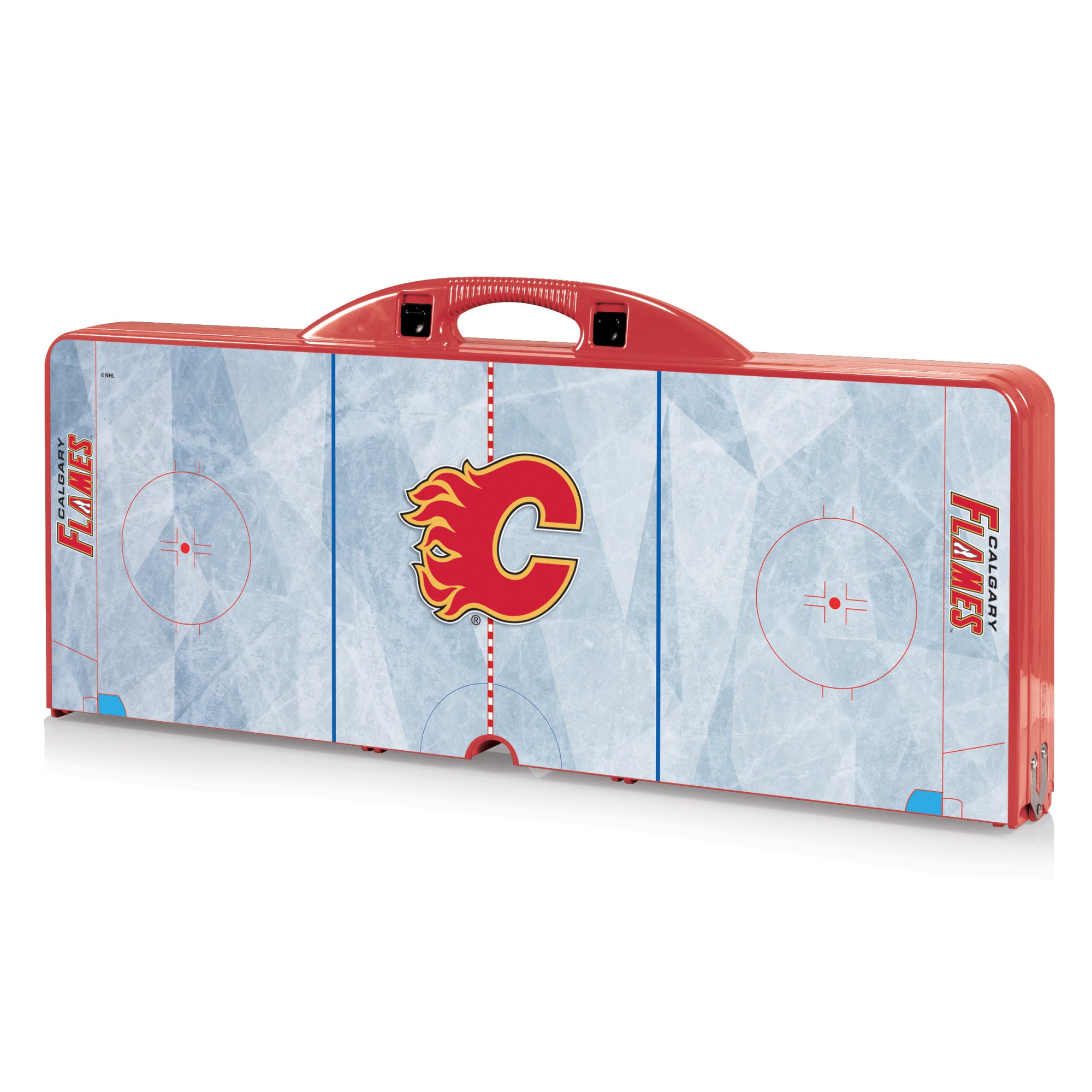 Calgary Flames - Picnic Table Portable Folding Table with Seats