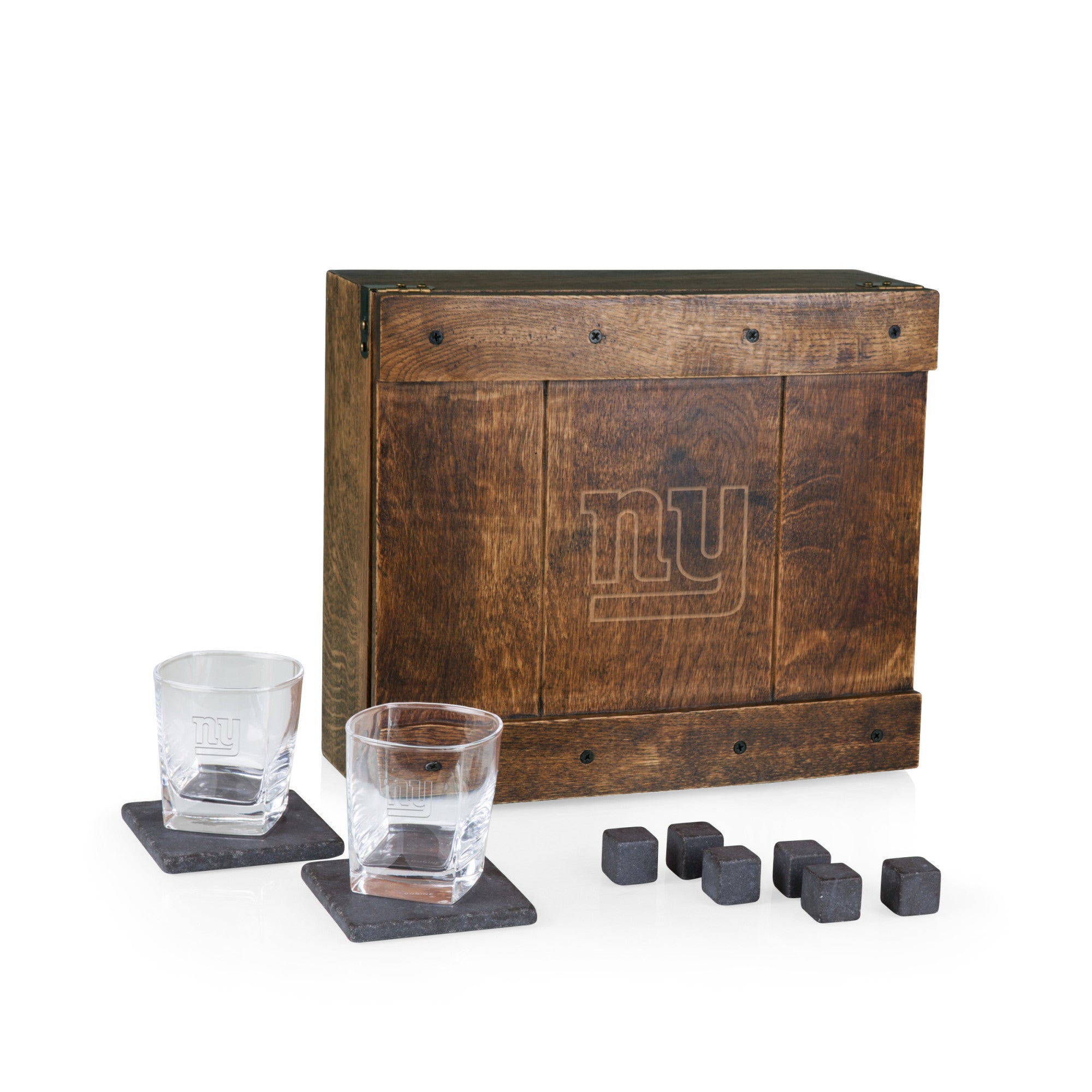 New York Giants - Whiskey Box Gift Set