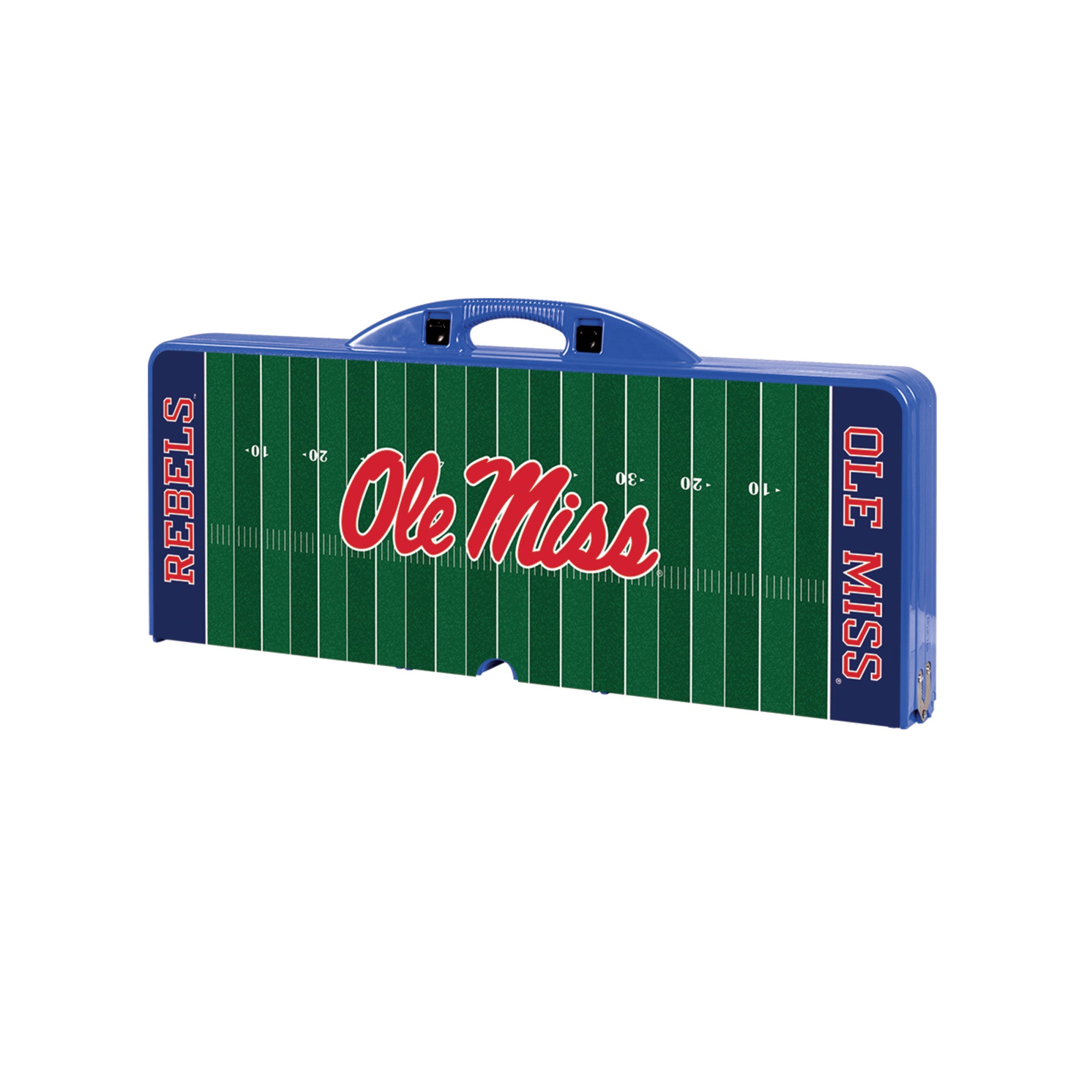 Ole Miss Rebels - Picnic Table Portable Folding Table with Seats