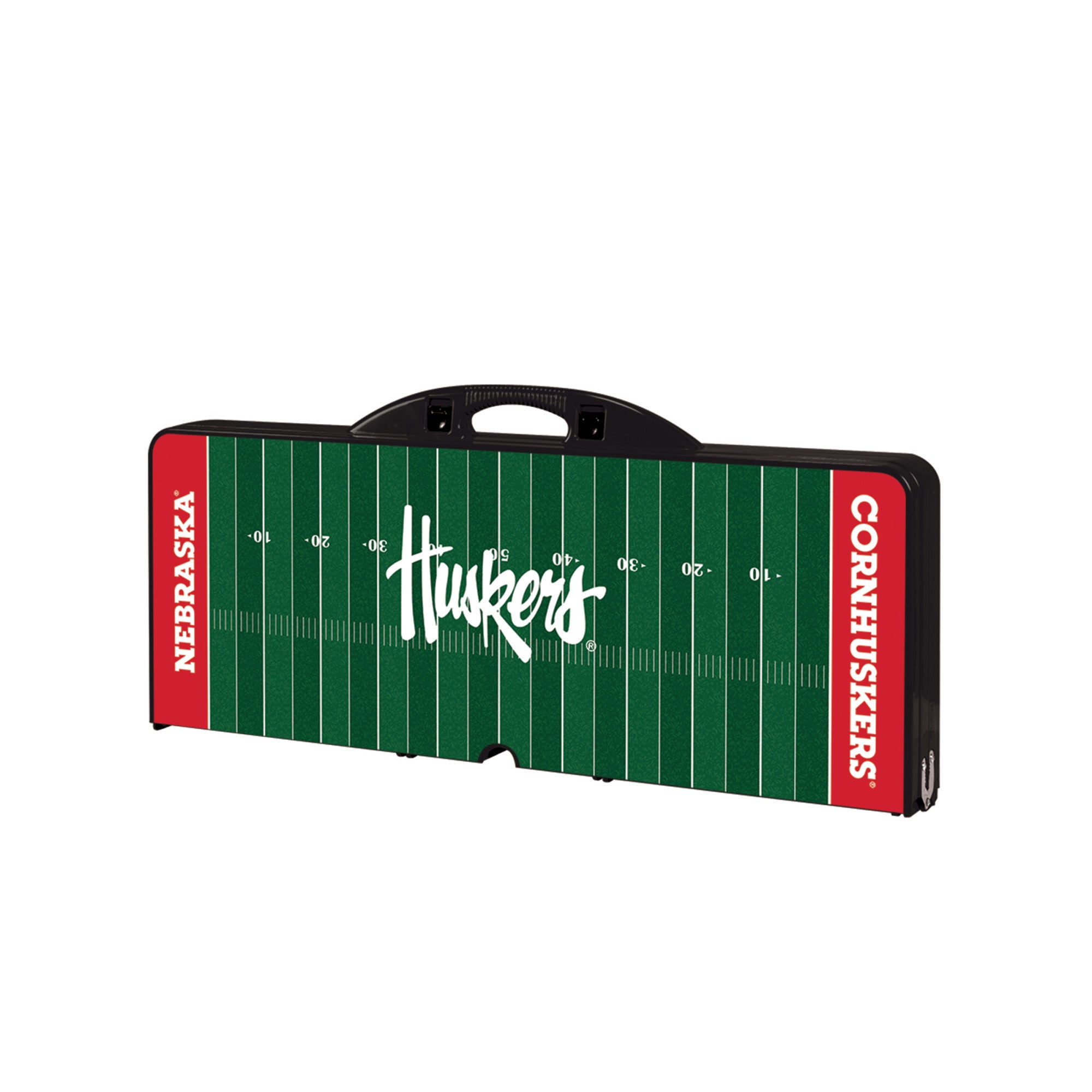 Nebraska Cornhuskers - Picnic Table Portable Folding Table with Seats