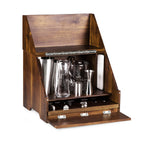 Denver Broncos - Madison Acacia Tabletop Bar Set