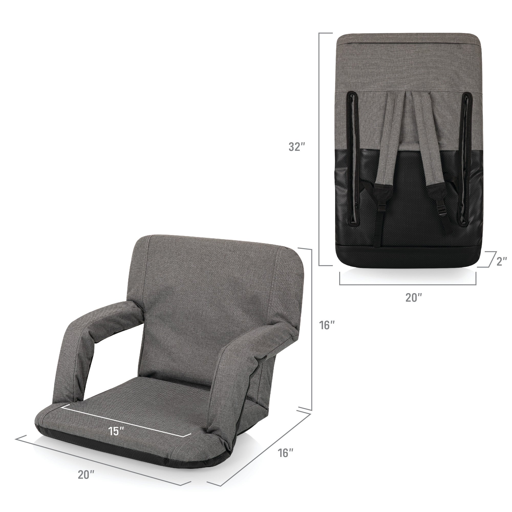 New York Jets - Ventura Portable Reclining Stadium Seat