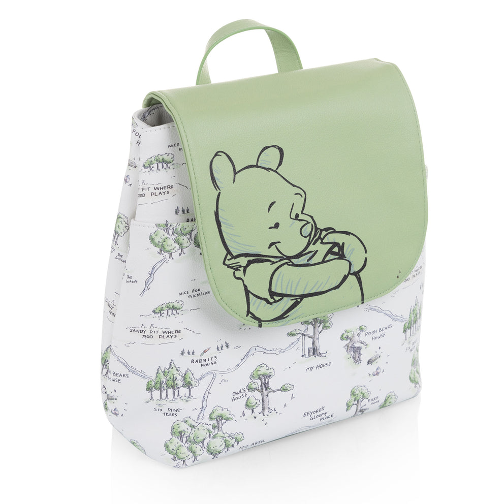 Winnie the Pooh - Downtown Mini Cooler Backpack, (White and Light Green)
