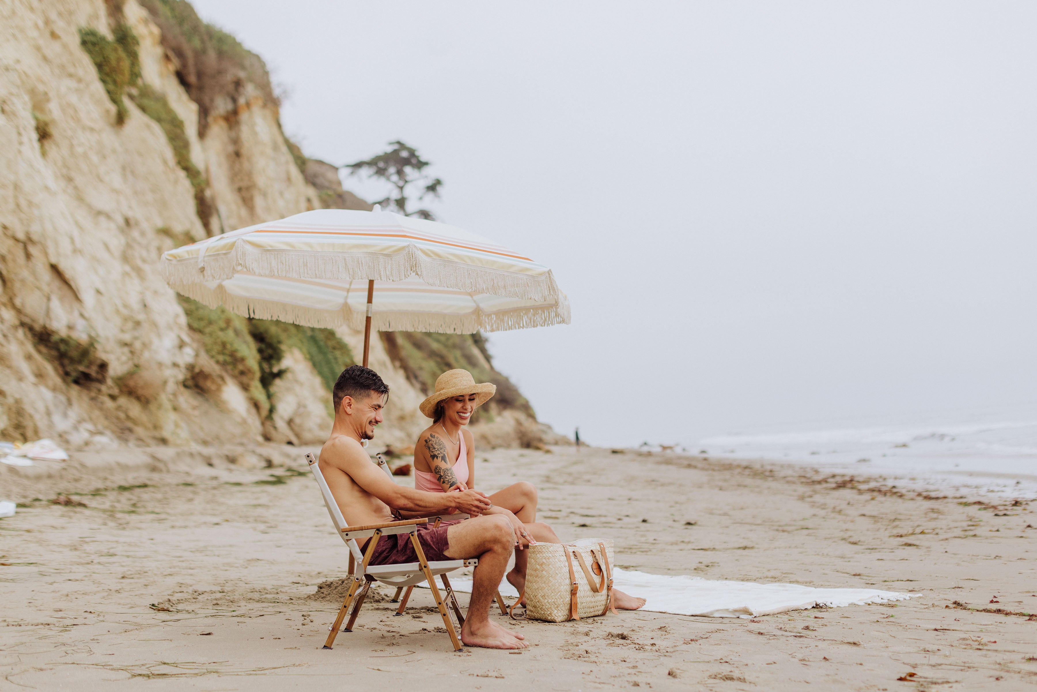 Las Palmas Beach Chair, (Beige)