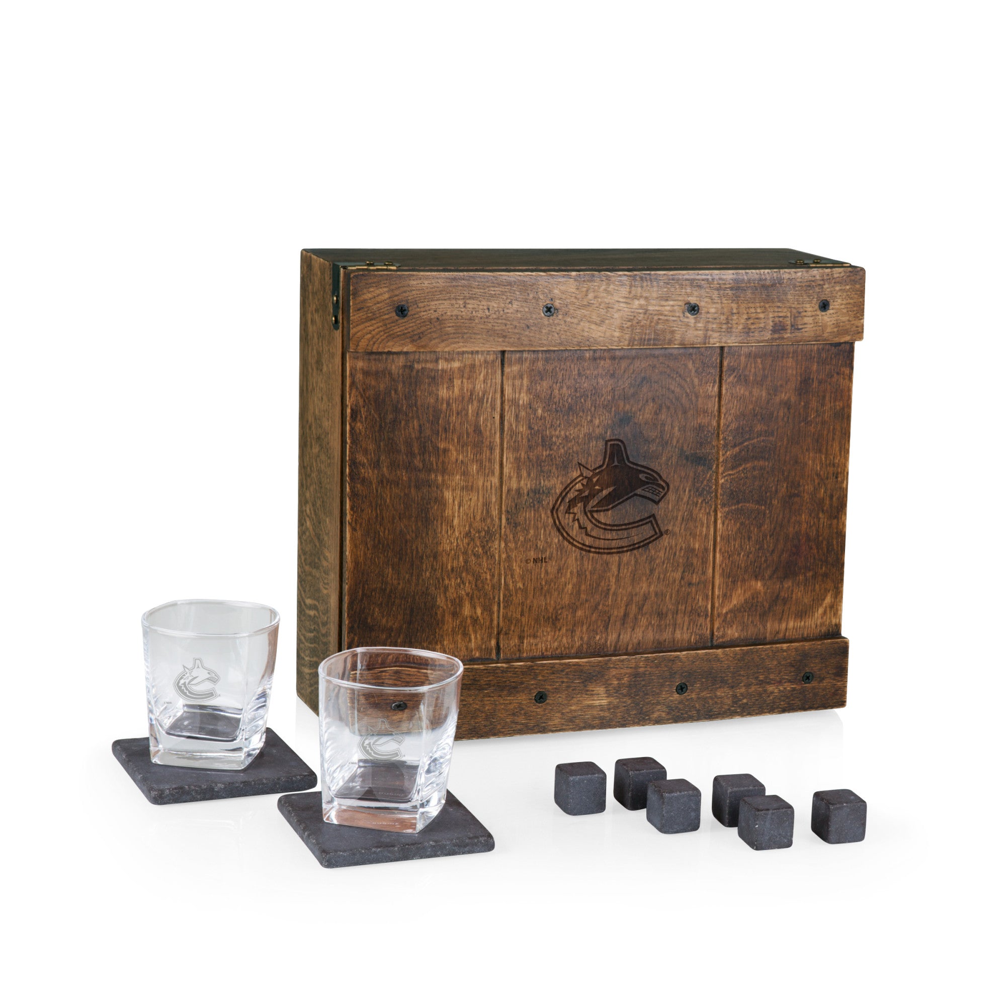 Vancouver Canucks - Whiskey Box Gift Set