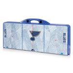 St Louis Blues - Picnic Table Portable Folding Table with Seats