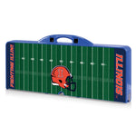 Illinois Fighting Illini Football Field - Picnic Table Portable Folding Table with Seats