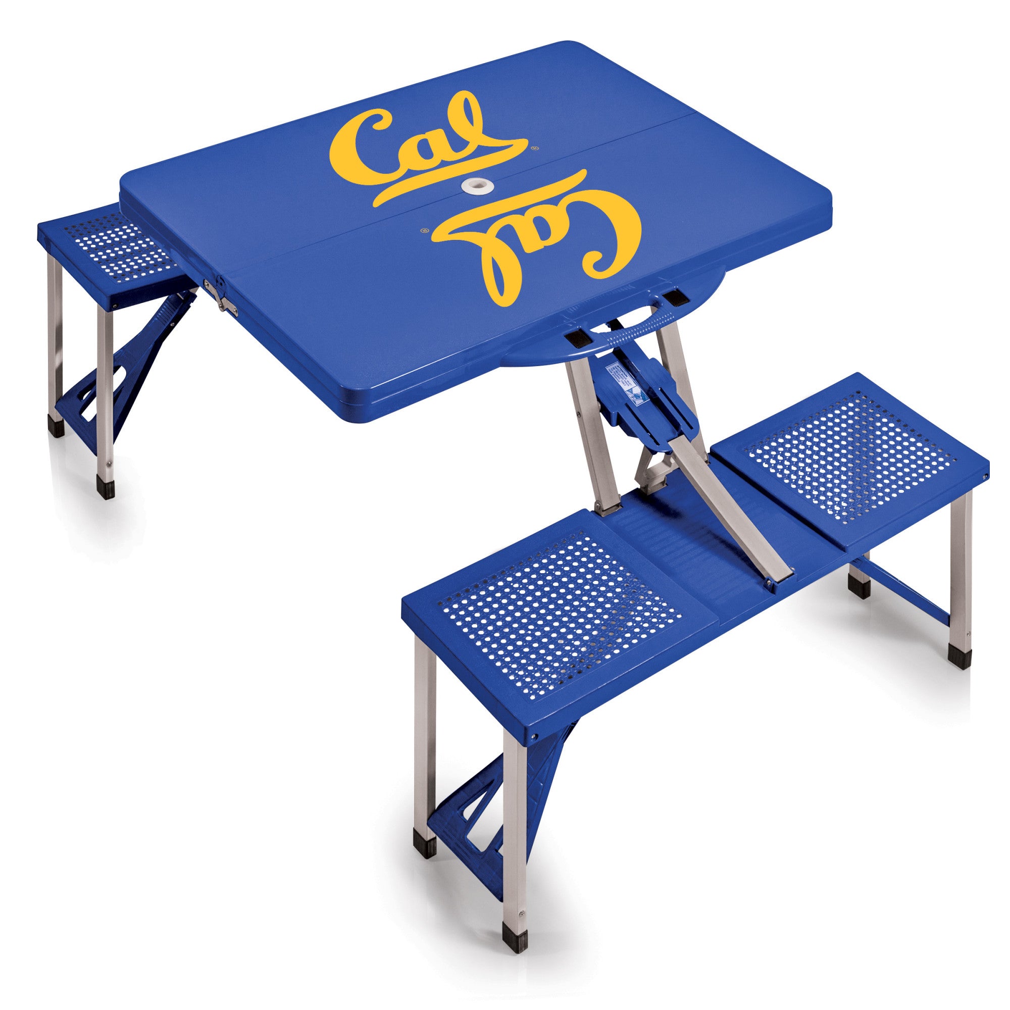 Cal Bears - Picnic Table Portable Folding Table with Seats