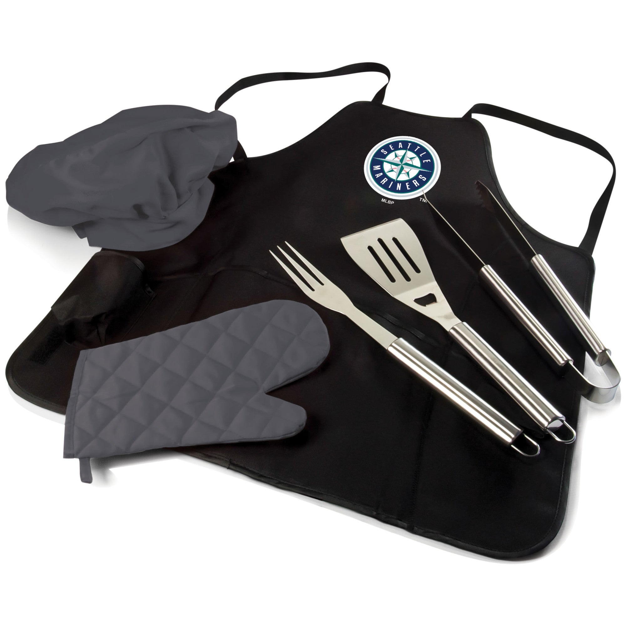 Seattle Mariners - BBQ Apron Tote Pro Grill Set