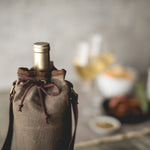 Waxed Canvas Wine Tote