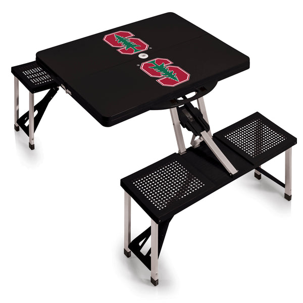 Stanford Cardinal - Picnic Table Portable Folding Table with Seats