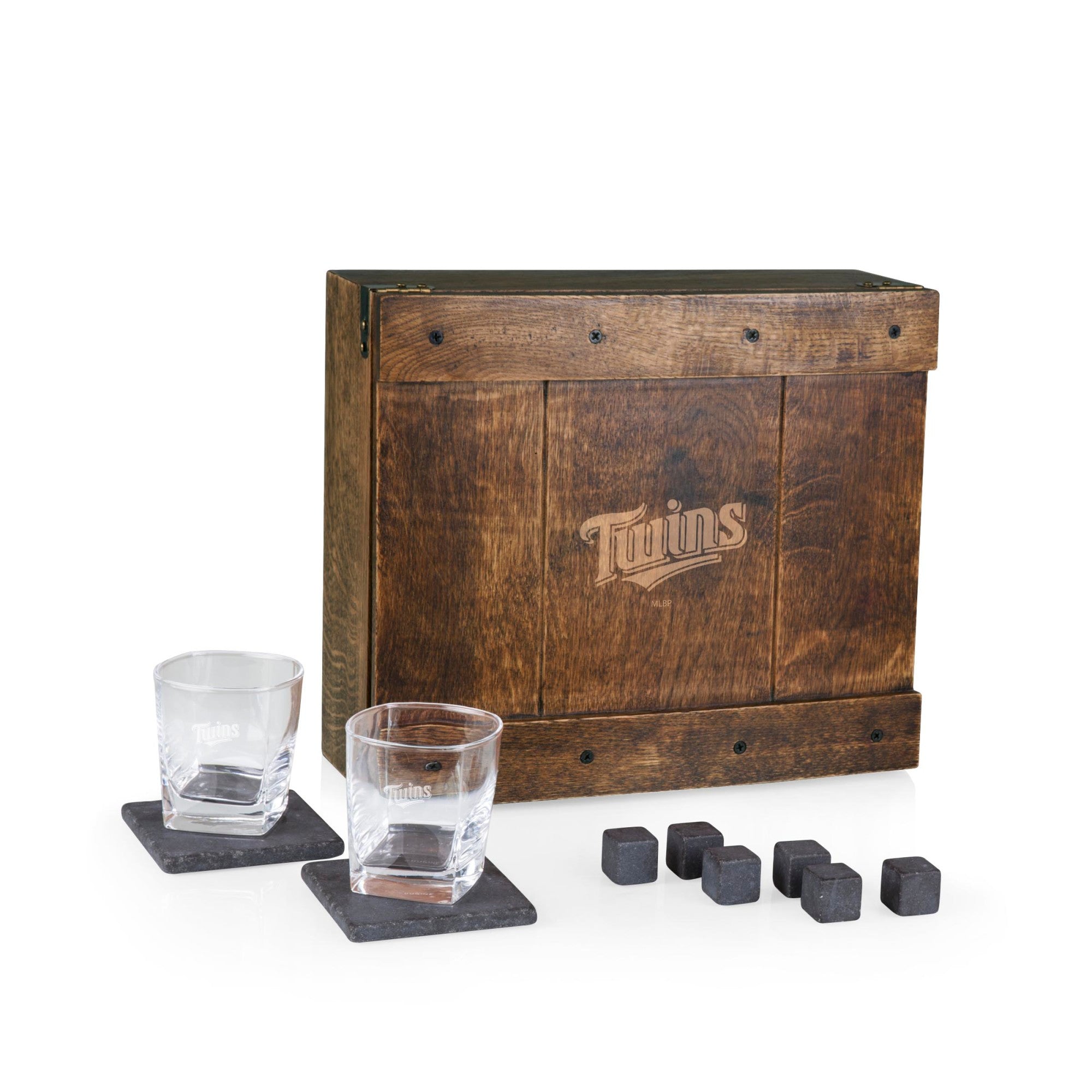 Minnesota Twins - Whiskey Box Gift Set