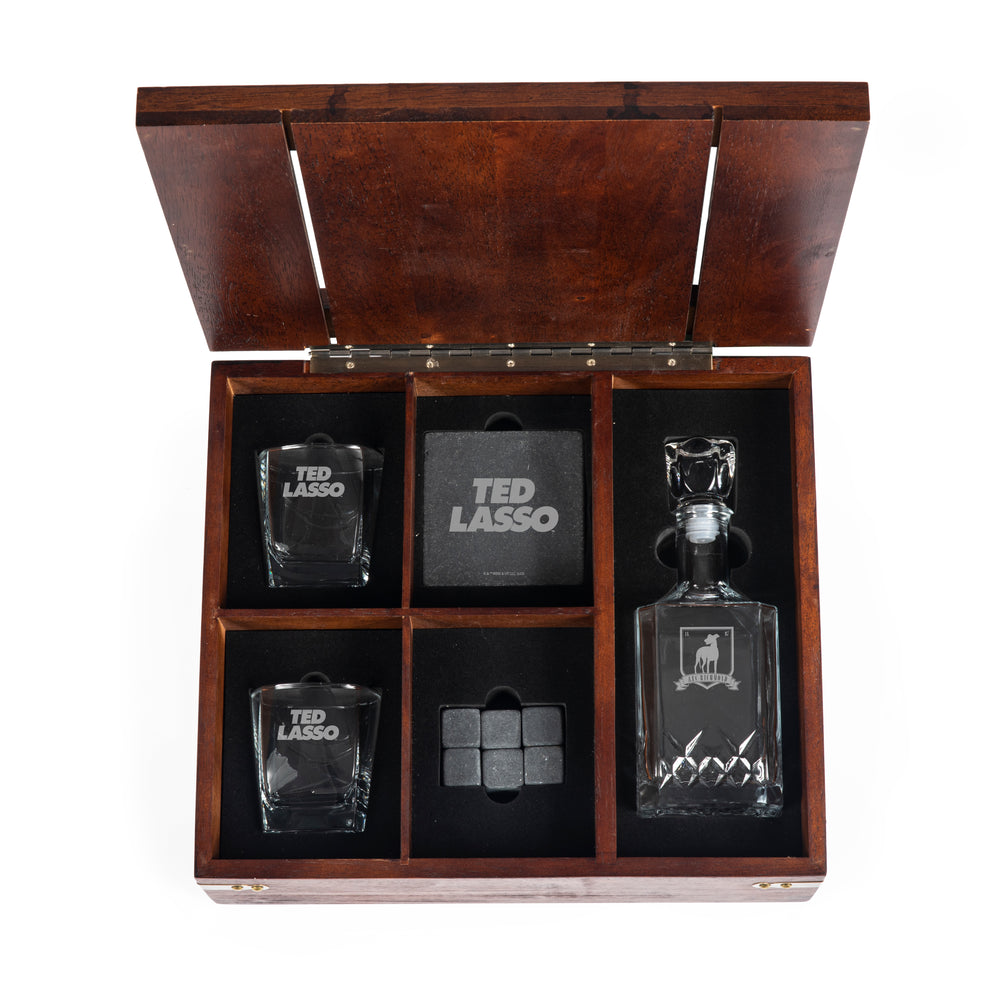 Exclusive Ted Lasso - Whiskey Box with Decanter Gift Set