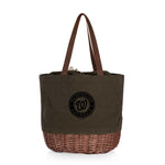 Washington Nationals - Coronado Canvas and Willow Basket Tote