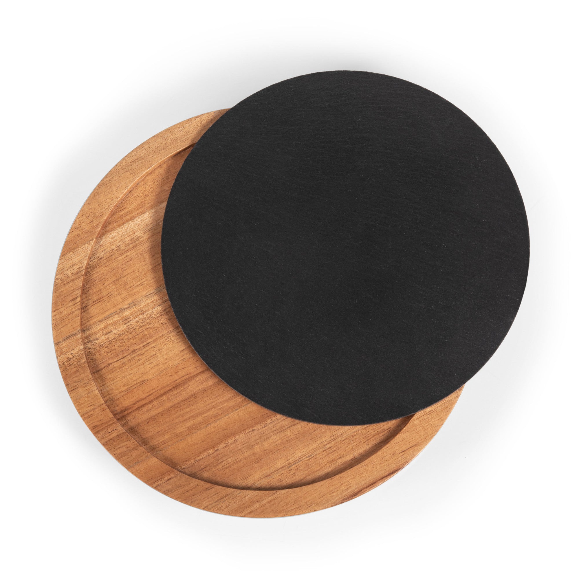 Cal State Fullerton Titans - Insignia Acacia and Slate Serving Board with Cheese Tools