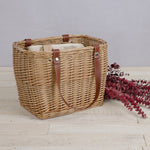 Terrabella Earth Friendly Handwoven Picnic Basket Set for 2