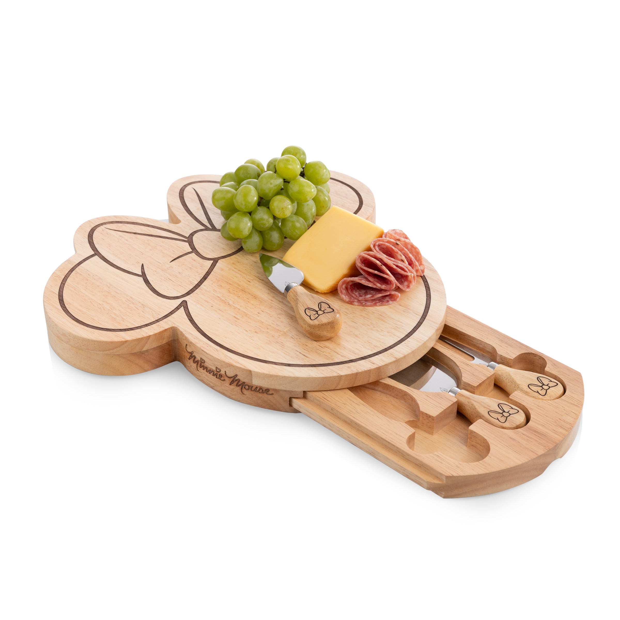 Minnie Mouse - Minnie Mouse Head Shaped Cheese Board with Tools