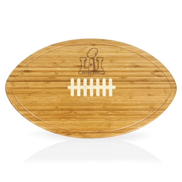Super Bowl 51 - Kickoff Football Cutting Board & Serving Tray