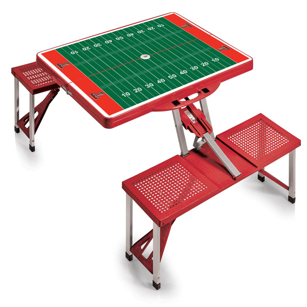 Texas Tech Red Raiders - Picnic Table Portable Folding Table with Seats