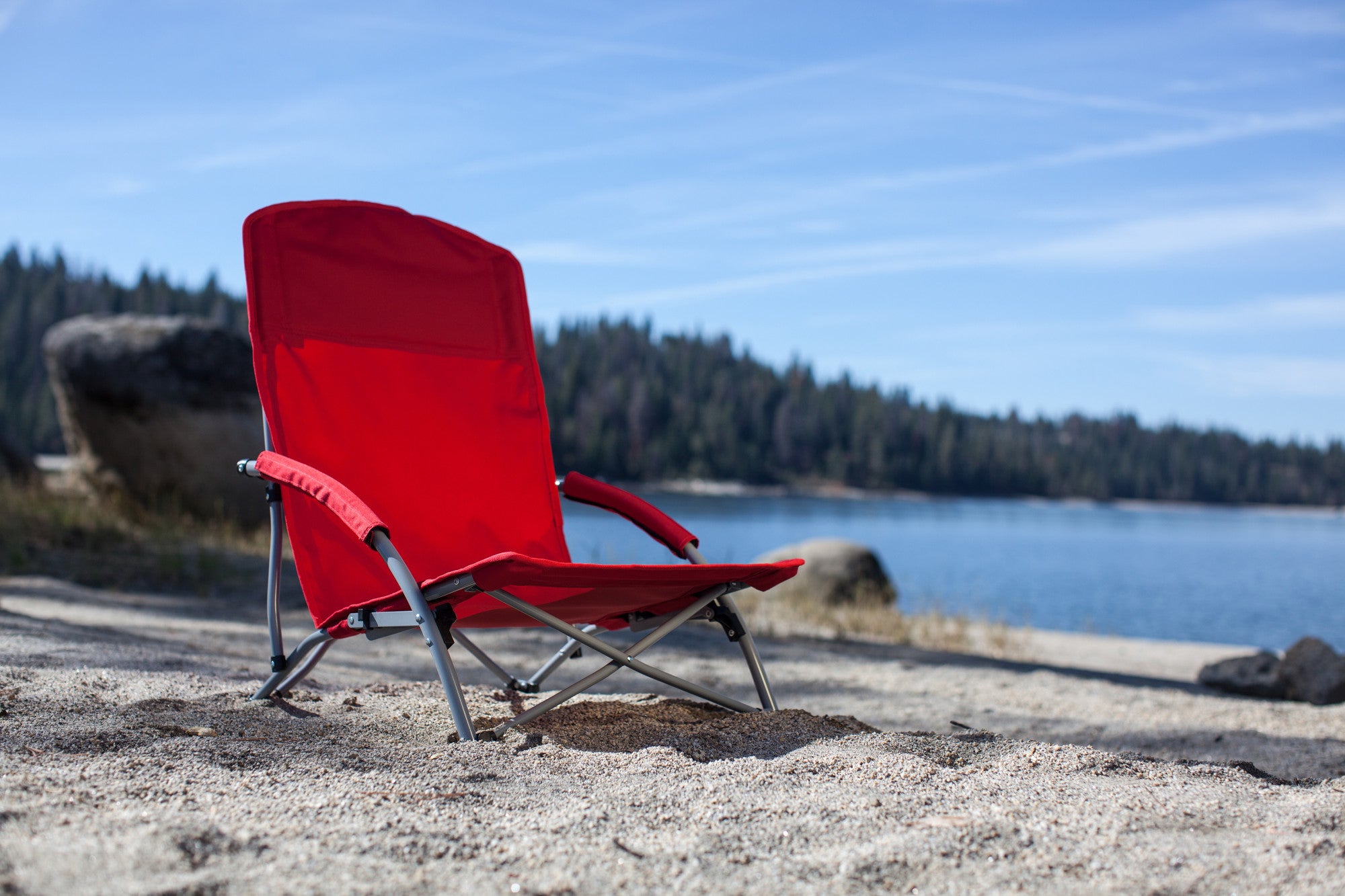 Cornell Big Red - Tranquility Beach Chair with Carry Bag