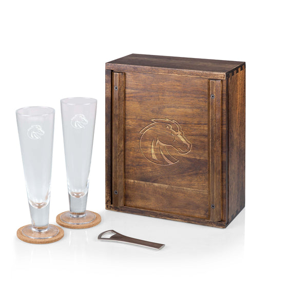 Boise State Broncos - Pilsner Beer Glass Gift Set
