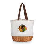 Chicago Blackhawks - Coronado Canvas and Willow Basket Tote