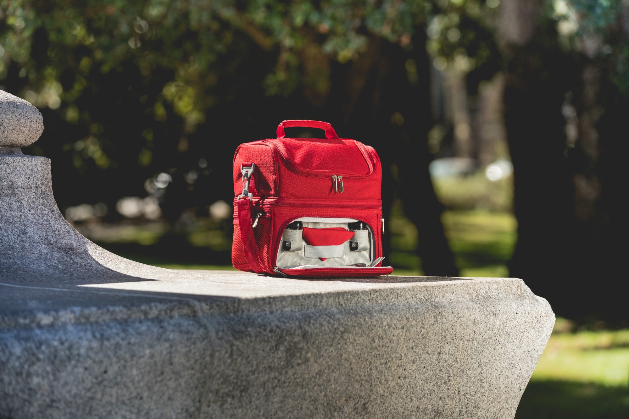 Cornell Big Red - Pranzo Lunch Bag Cooler with Utensils